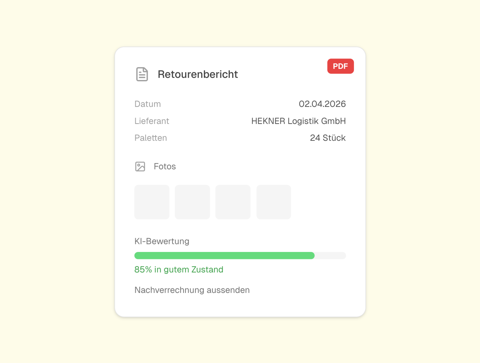 PDF izveštaj sa fotografskom dokumentacijom
